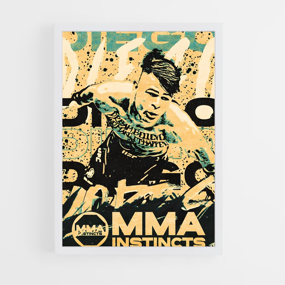 Poster Oma Instinct – affiche MMA (vue 3)